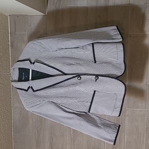 Jones New York Signature, SZ 12, Black and White Striped